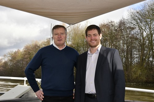 Philippe Barras (left) and Nicolas Cordier