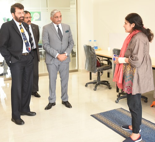 President NSTP and Chairman HEC visiting Chattha Bio Care's Office