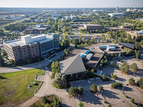 R+T Park Saskatoon aerial view