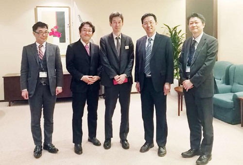 Representatives of TusPark and Kyoto Science Park