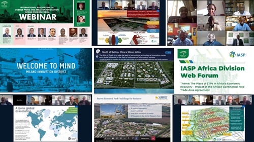 Scenes from the IASP Africa Division web forum