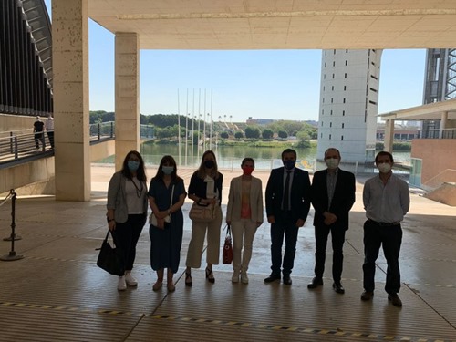 Touring the conference sites