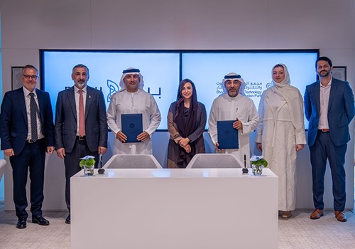 Signing ceremony at Sharjah Research, Technology and Innovation Park