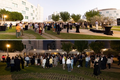A welcome reception at the Barceló hotel