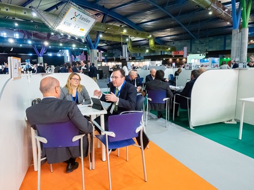 Some of the B2B meetings at Transfiere
