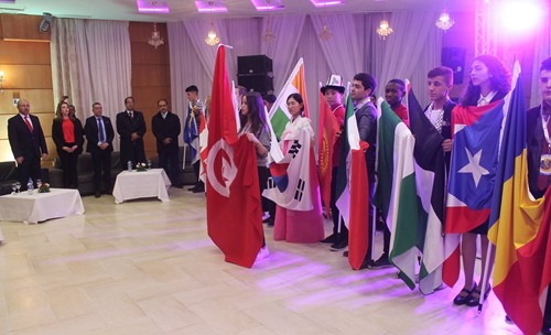 Student participants in Tunisia