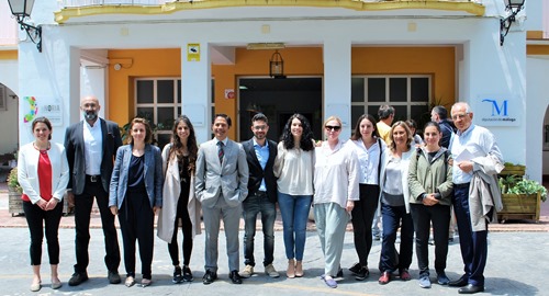 The 360 Degrees Entrepreneurship Project team outside La Noria
