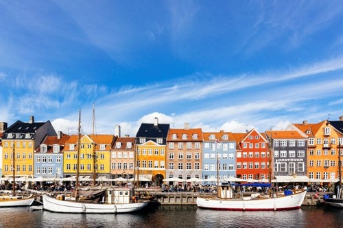 The Copenhagen waterfront