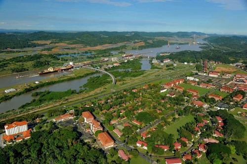 Ciudad del Saber, located right on the Panama Canal