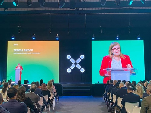The Spanish Secretary General of Innovation, Teresa Riesgo