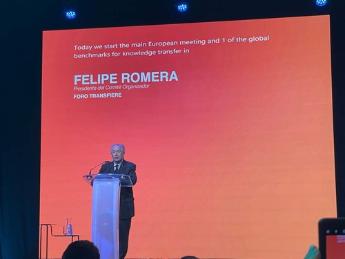 Felipe Romera, Executive Director of Malaga TechPark, at the opening ceremony